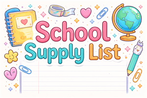 School Supply List